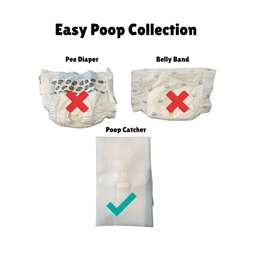 Poop Catcher™ – Disposable Dog Diapers with Poop Pocket
